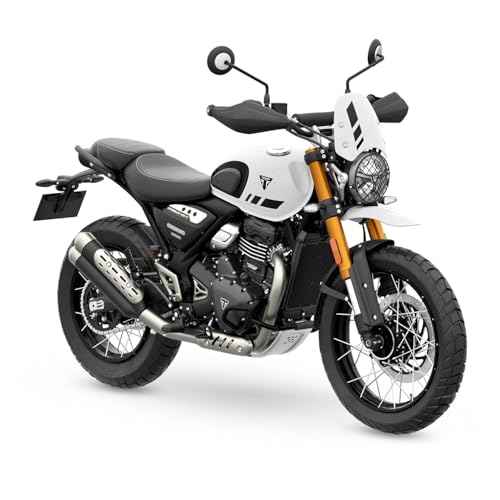 Image of TRIUMPH Scrambler 400 XC (349 CC) Bike Vanilla White Booking for Ex-Showroom Price