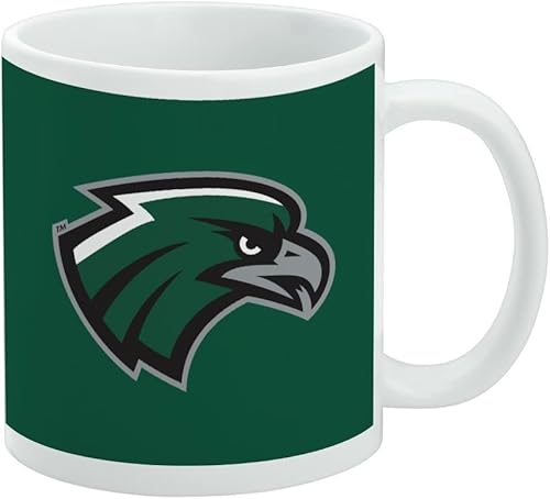 Vista 170 de Taza de cerámica con el logotipo principal de la Universidad de St. John, taza de regalo novedosa para café, té y bebidas calientes, 11oz, blanca