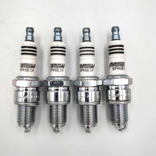 Bougies d'allumage Iridium Power BPR6EIX 6637 en lot de 4 pièces pour moteur essence