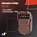 A-Premium Brake Light Switch Compatible with Jeep Compass 2018-2020, Renegade 2015-2018 & Fiat 500 2012-2019, 500X 2016-2019, 500L & Alfa Romeo 4C 2015-2019 & Ram ProMaster City 2015-2020, w/ 4 Pins