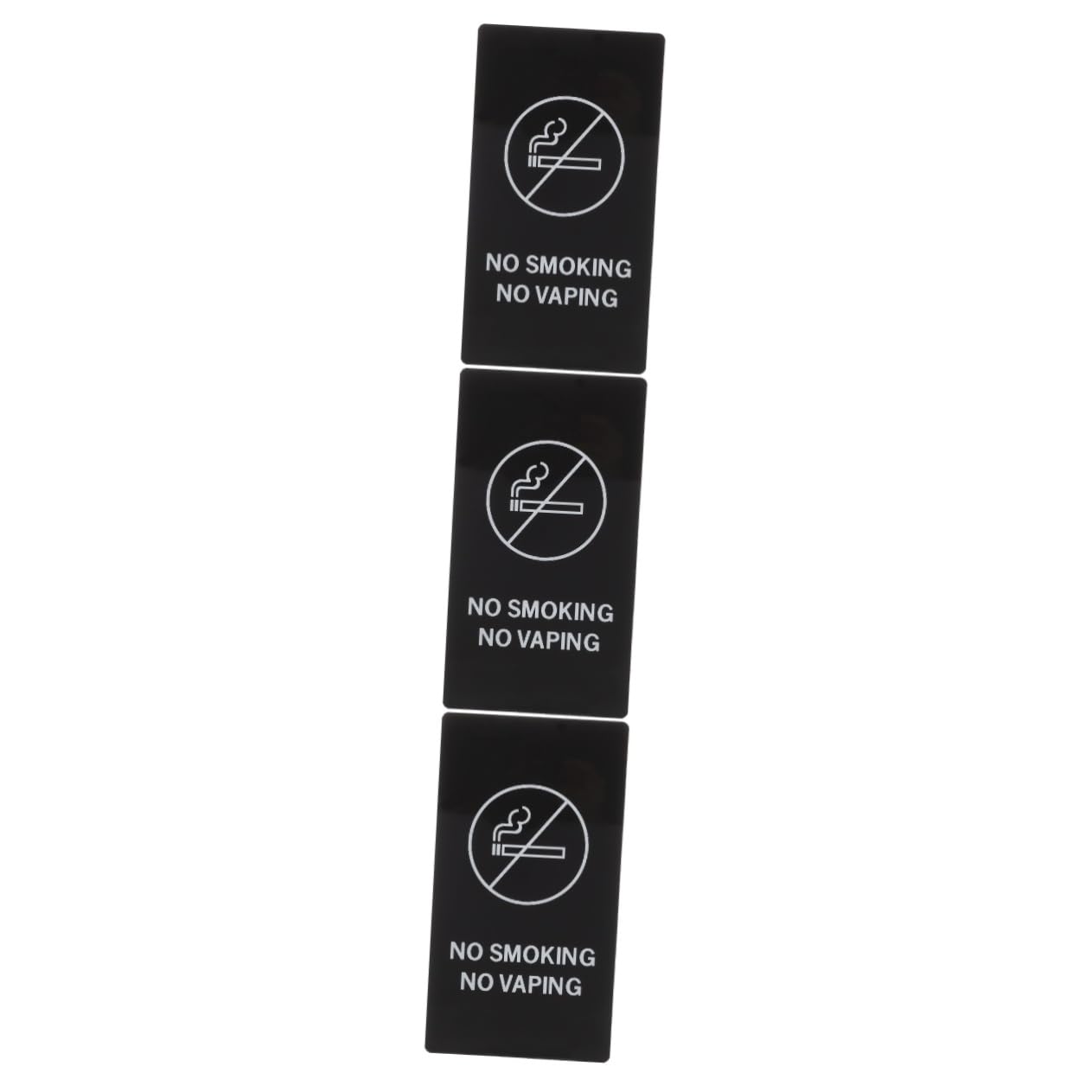 Aucun signe de fumer panneau acrylique autocollant mural non fumeur OSALADI