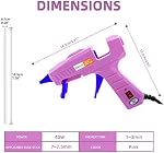 Hot Glue Gun with 30pcs Glue Sticks, 30W Mini Hot Glue Gun Kit, Glue Gun Set with Carry Bag, Glue Gun Mini for Crafts and Arts
