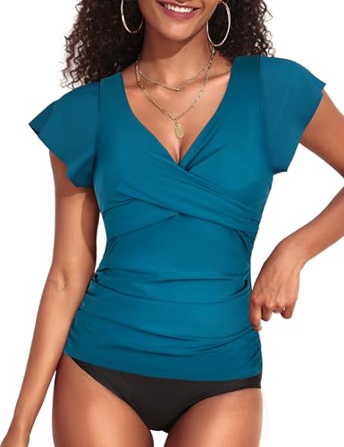 Maillot de bain tankini à armatures anti-complexes effet gainant - 5