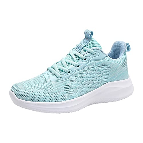 Zapatos descalzos para mujer, ligeros, transpirables, informales, zapatos en verde, zapatos para correr, zapatillas de media altura para mujer, zapatillas para pies anchos para mujer, zapatillas de