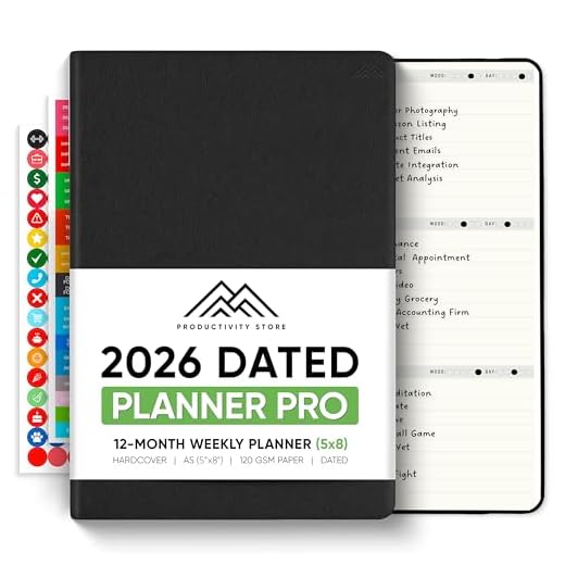 Productivity Store 2026 A5 Planner