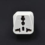 Toptekits 2-Packs NEMA5-15P to Universal Travel Plug Adapter, US 3-Prong Standard 5-15P Electrical Plug Adapter, EU UK AU to US AC Power Converter