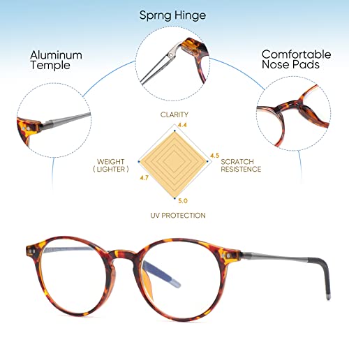 Image of Exquisite Ultra-light Progressive Multifocus Reading Glass Women Blue Light Blocking Multifocal Readers
