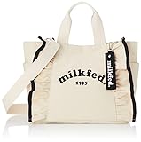[MILKFED.] トートバッグ RUFFLE BAG レディース WHITE Free Size