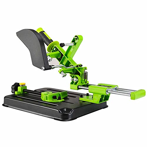 Image of Universal Angle Grinder Stand Angle Grinder Holder Woodworking Tool Cut Stand Grinder Support for Power Tools Accessories (Size : 100 /125mm, Type : Angle Grinder Sliding Stand Holder)