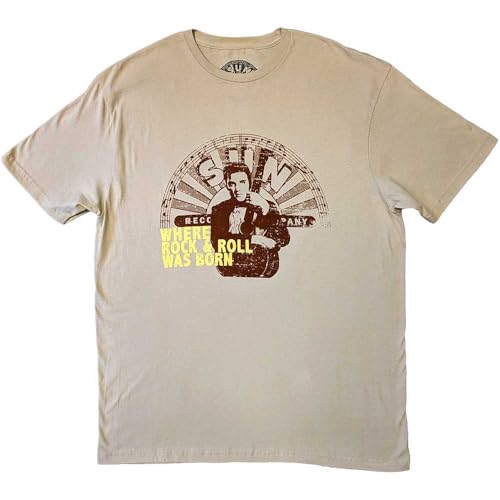 T-shirt Sun Records Elvis le haut vintage rock roll pour homme et femme