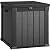YITAHOME Deck Box, 51 Gallon Weather Resistant Outdoor Storage Container for Patio Cushions, Pool Supplies, Garden Tools, Lockable Lid and Side Handles, Black
