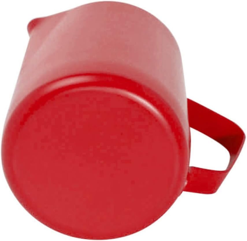 Ml Stainless Steel Milk Frothing Pitcher for Coffee, Red