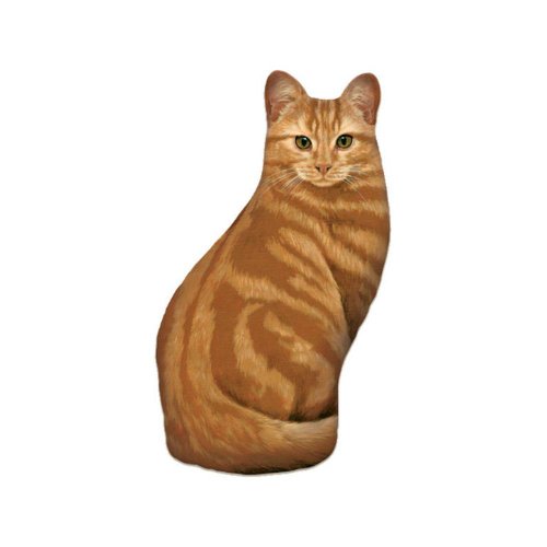 Fiddler's Elbow Orange Tabby Cat Door Stop, Decorative Door Stopper, Interior, Unique Doorstop
