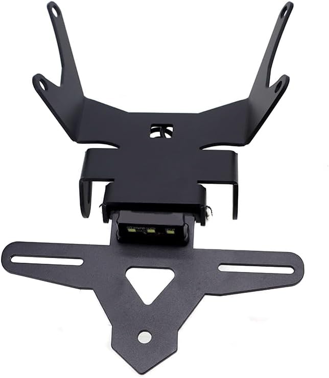 for CBR650R CB650R 2021-2025 Modified Bobtail License Plate Frame Foldable LED License Plate Frame