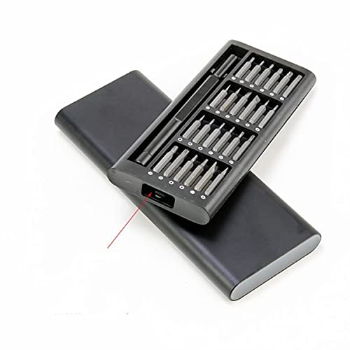 Juego de destornilladores de precisión 24 en 1 caja aluminio miniatura 3