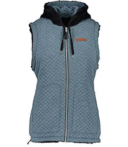 Obermeyer Women's Greyson Reversible Vest Passport M & E-Tip Glove Bundle