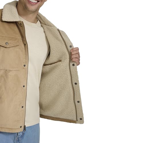 Levi's Men's Corduroy Sherpa Lined Trucker Jacket (Regular & Big & Tall Sizes)4