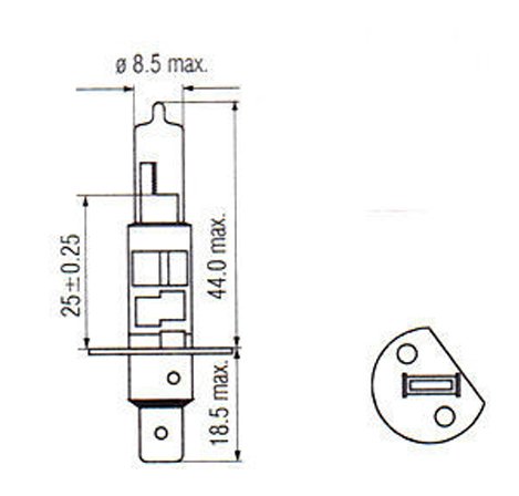Icbeamer 1 Pair H1 12V 100W Direct Replace For Auto 64152 31393 64150 Factory Halogen Light Bulb [Color: Super White] #TOP2