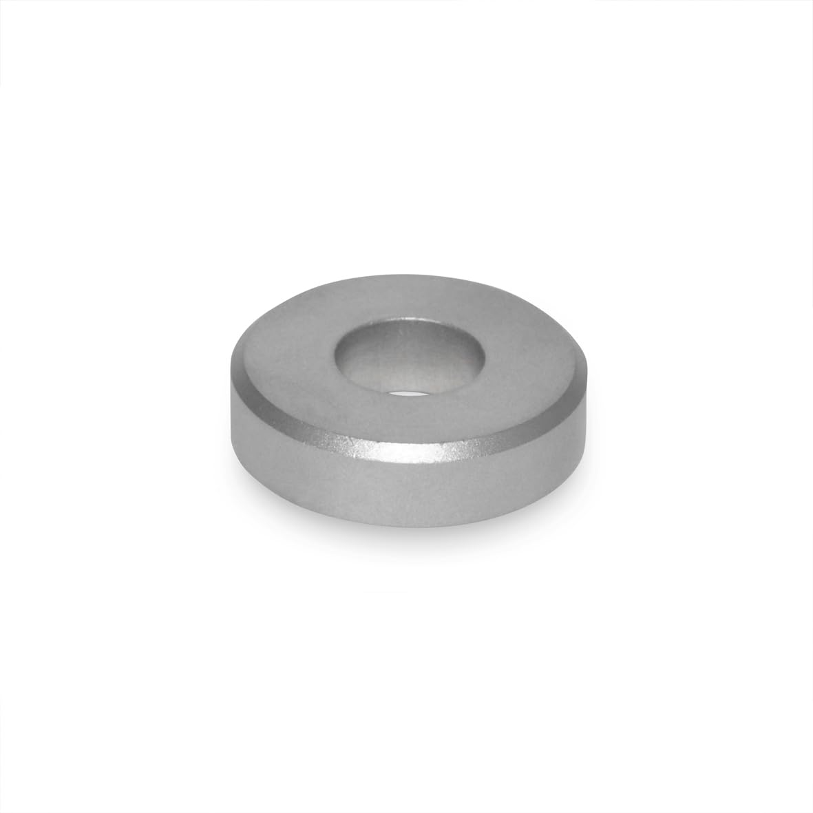 Ganter Standard Elements, washers, GN 6341, Stainless Steel, Stainless Steel with Cylindrical Hole, Silver, GN 6341-NI-8-20-A-MT