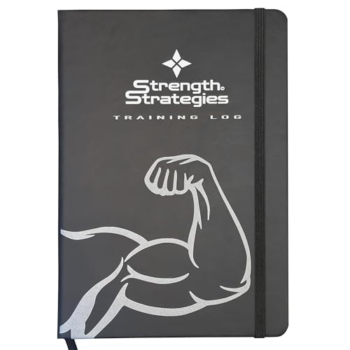 Workout Log Book – Hardback Gym Log Book & Fitness Training Journal, A5 Workout Diary to Track Sets, Reps & Progress, Gym Planner for Men & Women | Strength Strategies