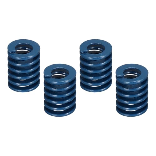 sourcing map 8 Pcs 3D Printer Die Spring, 16mm OD 20mm Length Light Load Compression Mould Die Spring for Mechanical Equipment 3D Printer Electric Part Accessories, Blue