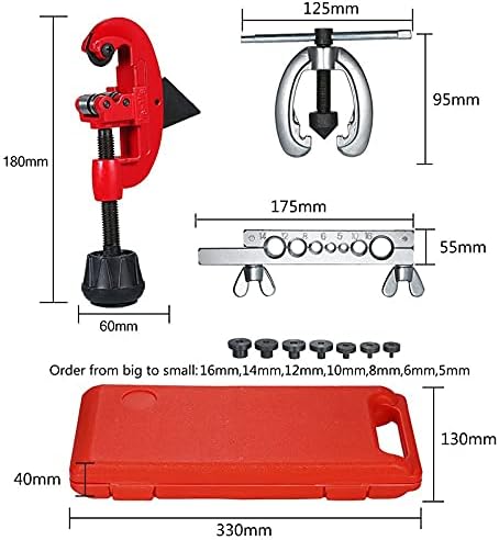 Kit de Herramientas Manuales para Corte y Abocardado de Tuberías de Freno miniatura 2
