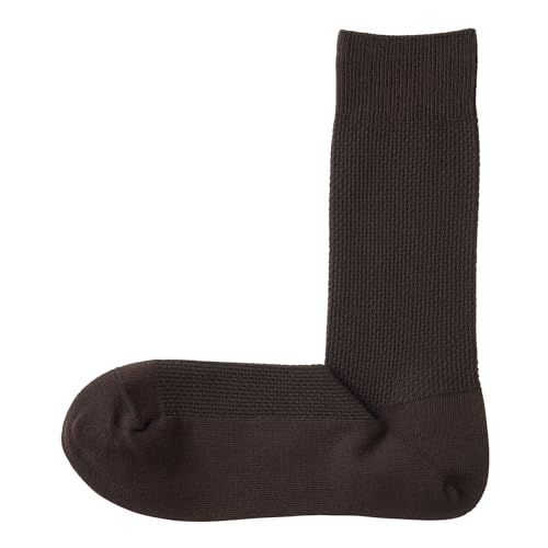 無印良品 鹿の子編みハイクルーソックス