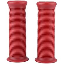 Universal Motorcycle Handlebar Grips Non Slip Rubber End Thruster Grip for 1" 25mm/1.1" 28mm Motorbike Handle Bar