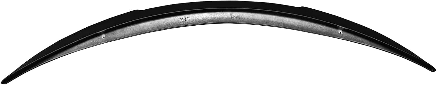 IKON MOTORSPORTS, Trunk Spoiler Compatible with 2021-2024 Tesla Model S, IK Style Matte Black ABS Plastic Rear Trunk Lid Spoiler Wing Lip