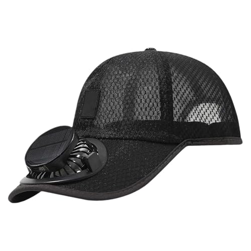 Casquette avec ventilateur anti coup de chaleur solaire et USB