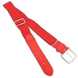 VALICLUD Verstellbarer Elastischer Baseball gürtel für Herren und Damen Softball sportgürtel mit Einfacher Größenanpassung Rot Vielseitig Kombinierbar für Outdoor sport und Freizeit