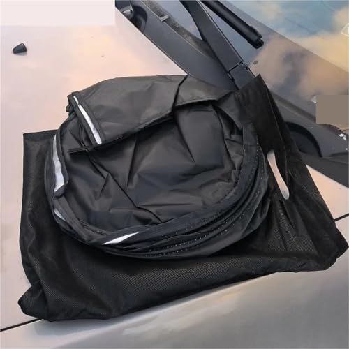Réfecteur de rayons pour pare-brise auto isolant et pliable - 6