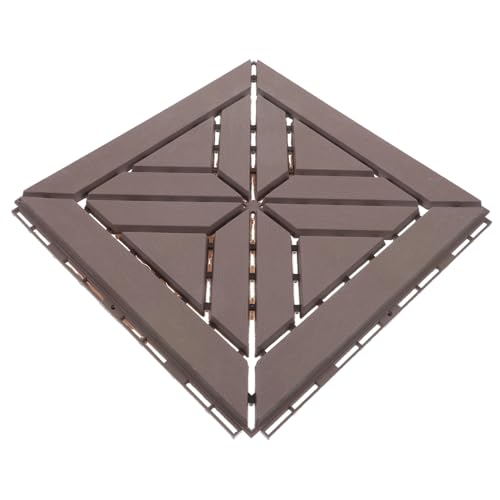 SEWOART Pavimentazione Da Giardino in Plastica Ad Incastro Per Terrazze Piastrelle Per Patio Esterno Pavimenti Per Balconi Sicuri E Facili Da Installare