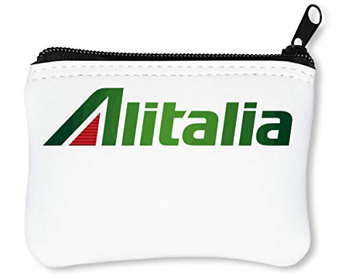 Preisvergleich Produktbild Alitalia Logo Reißverschluss-Geldbörse Brieftasche Geldbörse