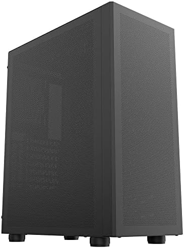 darkFlash DLC29 All Mesh PC Case ATX Mid Tower Case High Cooling Performance High Compatibility Gaming Case with USB 3.0 Type-C Interface (Black)