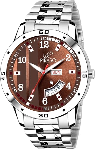 Image of PIRASO Analogue Men's Watch (Brown Dial )