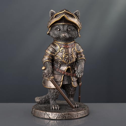 Figura Decorativa Sir Laveur Mapache 13 cm Bronce miniatura 6