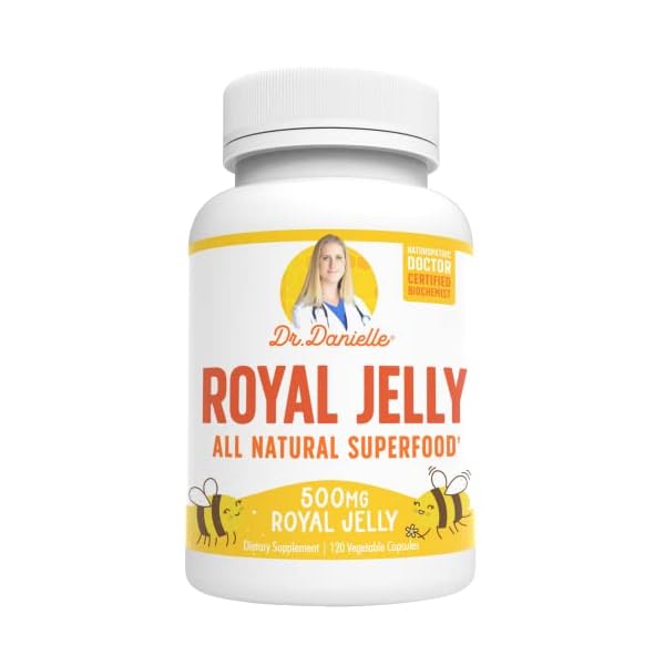 Royal Jelly by Dr. Danielle, Best Royal Jelly Supplement, 500mg 120