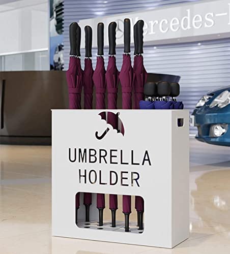 Porte-parapluies fer forgé chic et robuste pour centre commercial