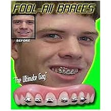 Billy BOB Teeth with Braces Fake Funny Brace face Costumes