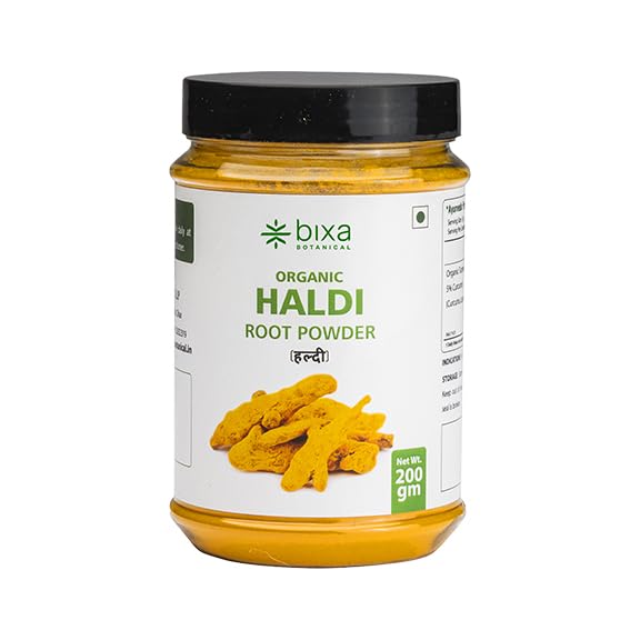 Bixa Botanical Haldi Powder (Curcuma Longa/Turmeric Root), Herbal Supplement For Allergy And Infection, Externally Helps to Heal The Wounds 200g-image-11