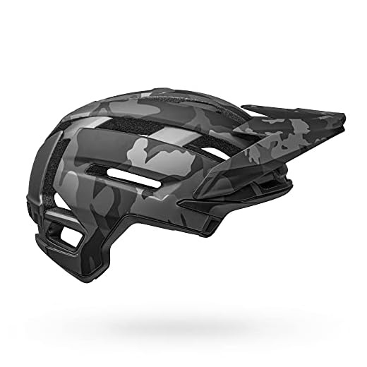 BELL Herr Super Air R MIPS cykelhjälm MTB, matta/Gloss Black Camo, L | 58–62 cm