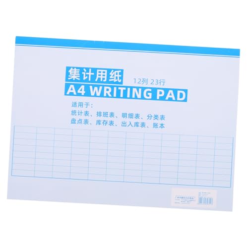 Abaodam 多機能会 記録帳 耐久紙製帳簿 横型 経費管理と在庫整理用 事業