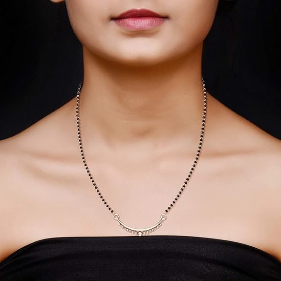 Image of DISHIS 22K /18K /14K Rose Gold Mangalsutra Pendant for Wome BIS Hallmarked Gift for Wife