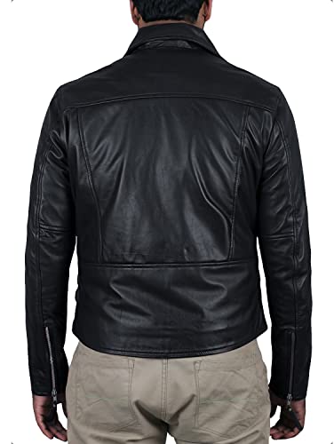 Laverapelle Men's Genuine Lambskin Leather Jacket (Black, Small, Polyester Lining) - 1501429 #TOP2