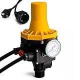 AWM Pumpen Druckschalter automatische Pumpensteuerung, verkabelt, Trockenlaufschutz, Rückschlagventil, maximale 10 bar, AM-108