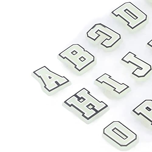 Decoração de Sapato Com Buraco, Múltiplas Formas, Efeito Luminoso, Decoração de Número de Letra, Fác