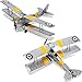 Airfix Model Set - A04104A de Havilland Tiger Moth Model Building Kit - Plastic Model Plane Kits for Adults & Children 8+, Set Includes Sprues and Decals - 1:48 Scale Model