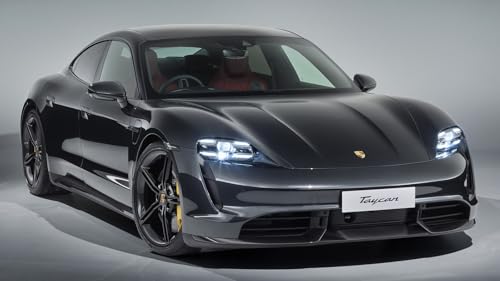Home Comforts 2020 Porsche Taycan Turbo S AU - 24x36 Inch Glossy Laminated Poster - Stunning Detail and Bold Colors