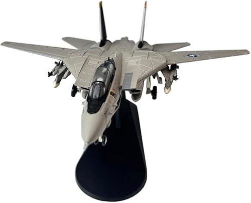 Miniatura 6 de Grumman F-14 F-14A F-14B F-14D Tomcat Fighter Aviones de combate de metal militar fundido a presión modelo de avión de metal (F-14A)